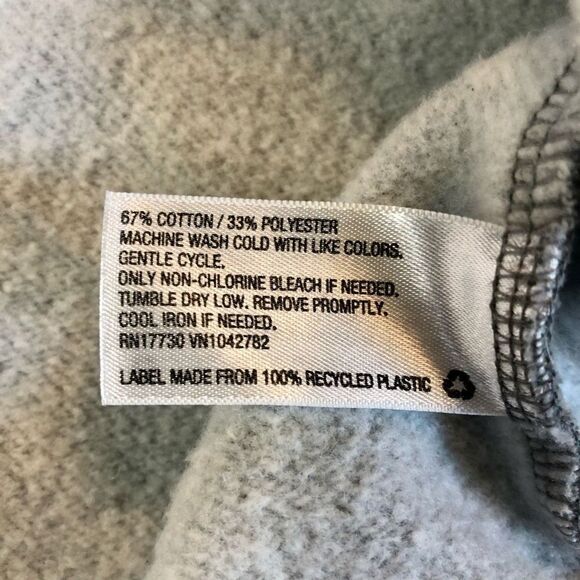 Wild Fable Gray Cropped Sweatshirt Hoodie Size XL - Picture 6 of 9